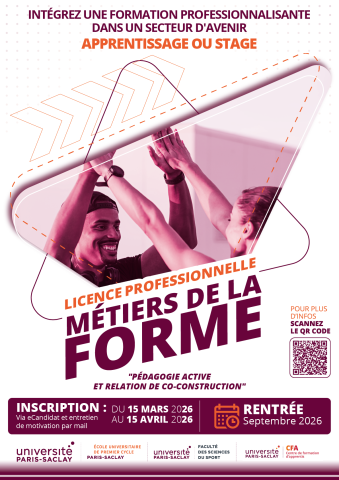 Candidatures licence professionnelle Métiers de la Forme